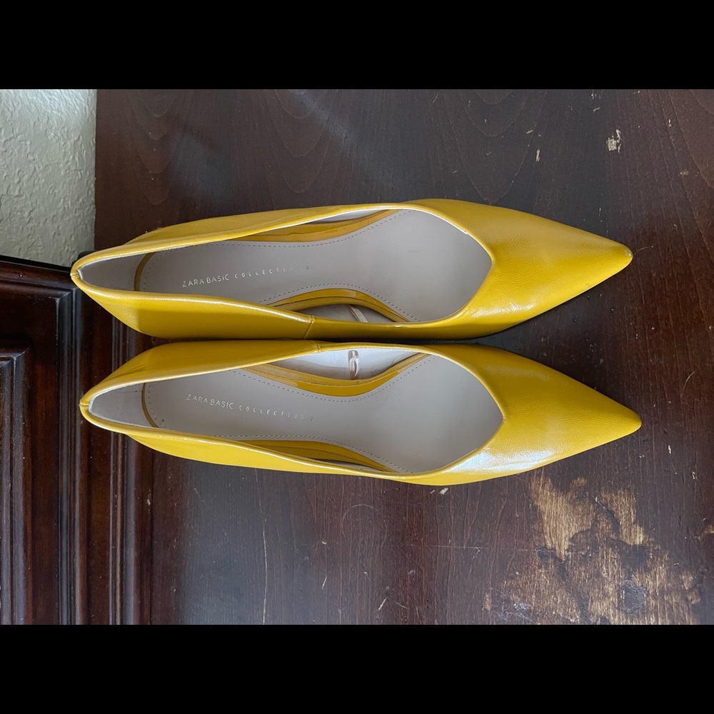 Yellow Zara Pumps